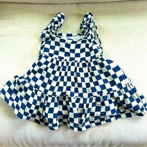 Hannah Anderson blue checked dress. Super cute and perfect for spring/summer!